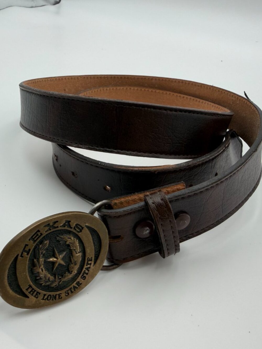 Texas Lone Star Leather Belt